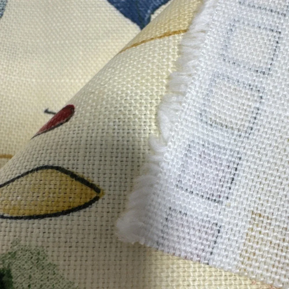 VTG Croscill Botanical 80s Home Decor Fabric Avenue Designs 3+‎ Yds NOS Yellow